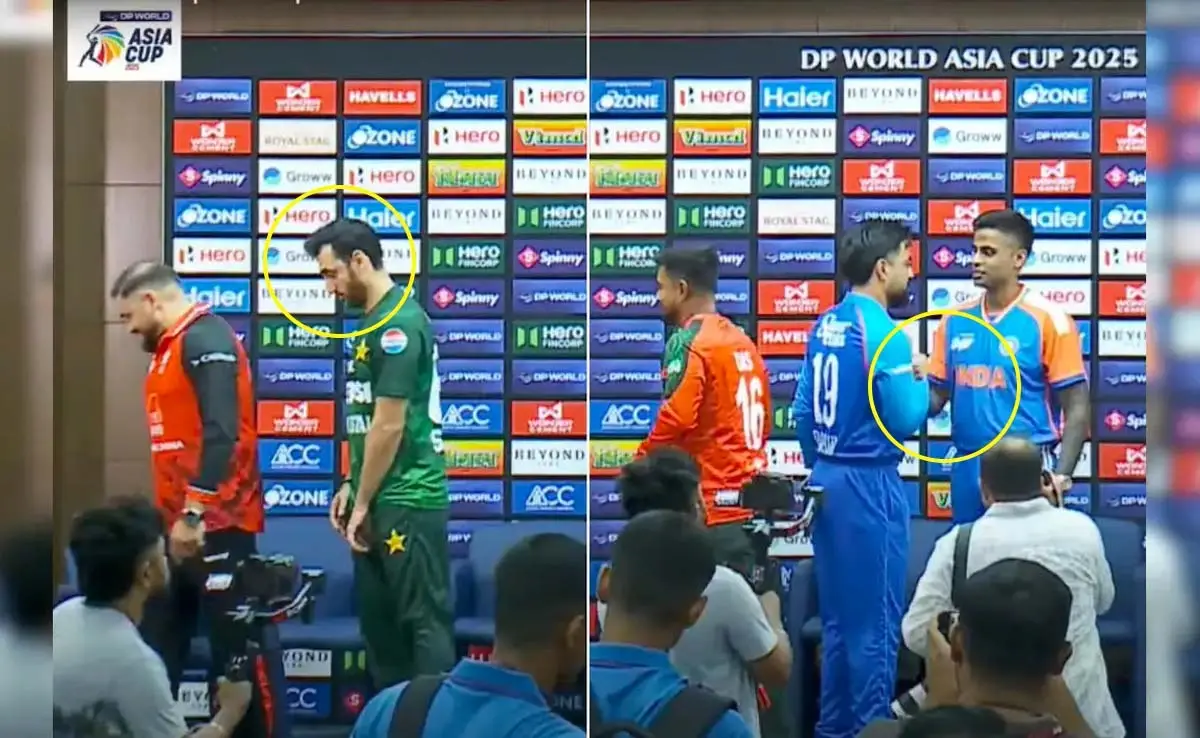 Salman Ali Agha and Suryakumar Yadav Don’t Shake Hands